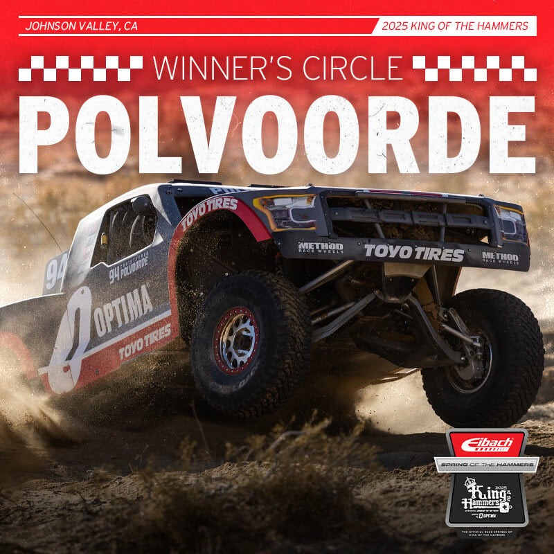 Eibach Sweeps King of the Hammers Desert Challenge Podium