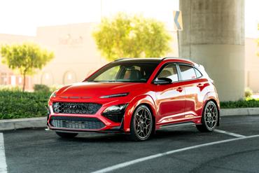 Hyundai Kona N on Eibach SPORTLINE Springs